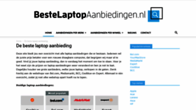 What Bestelaptopaanbiedingen.nl website looked like in 2019 (4 years ago)