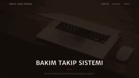 What Bakimtakip.net website looked like in 2019 (4 years ago)