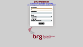 What Brgs.org website looked like in 2019 (4 years ago)