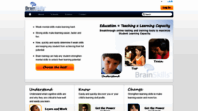 What Brainskills.com website looked like in 2019 (4 years ago)