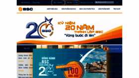What Bsc.com.vn website looked like in 2019 (4 years ago)