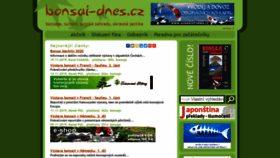 What Bonsai-dnes.cz website looked like in 2019 (4 years ago)