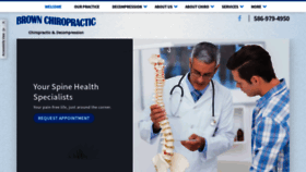 What Brownchiropracticmi.com website looked like in 2019 (4 years ago)