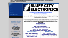 What Bluffcityelectronicsinc.com website looked like in 2019 (4 years ago)