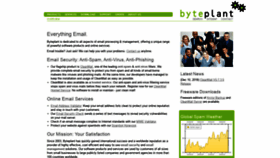 What Byteplant.com website looked like in 2019 (4 years ago)