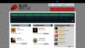 What Blogbattle.dk website looked like in 2019 (4 years ago)