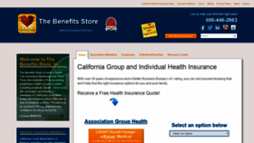 What Benefitsstore.com website looked like in 2019 (4 years ago)
