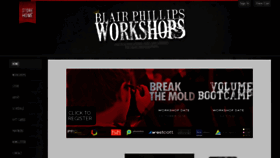 What Blairphillipsworkshops.com website looked like in 2019 (4 years ago)