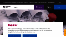 What Bygglov.stockholm website looked like in 2019 (4 years ago)