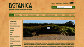What Botanicaplantnursery.co.uk website looked like in 2019 (4 years ago)