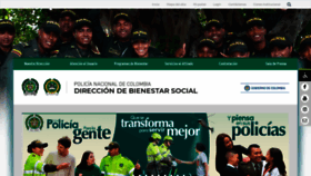 What Bienestarpolicia.gov.co website looked like in 2019 (4 years ago)