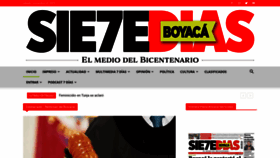 What Boyaca7dias.com.co website looked like in 2019 (4 years ago)