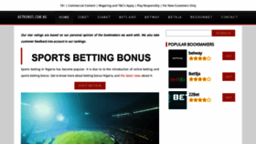 What Betbonus.com.ng website looked like in 2019 (4 years ago)