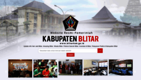 What Blitarkab.go.id website looked like in 2019 (5 years ago)