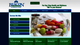 What Beaconrx.com website looked like in 2019 (4 years ago)
