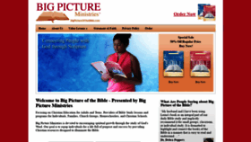 What Bigpictureofthebible.com website looked like in 2019 (4 years ago)