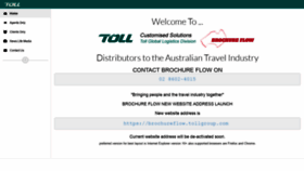 What Brochureflow.tollgroup.com website looked like in 2019 (4 years ago)