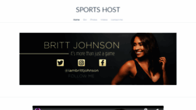 What Brittanijohnson.com website looked like in 2019 (4 years ago)