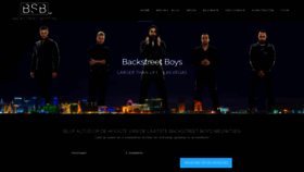 What Backstreet-boys.nl website looked like in 2019 (4 years ago)