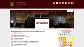 What Britzer-buergerverein.de website looked like in 2019 (4 years ago)