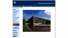 What Bundesarbeitsgericht.de website looked like in 2019 (4 years ago)