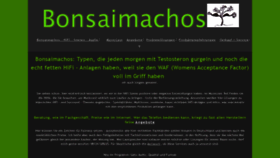 What Bonsaimachos.de website looked like in 2019 (5 years ago)