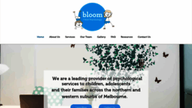 What Bloomchildpsychology.com.au website looked like in 2019 (4 years ago)