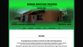 What Burbankmontessoripreschool.com website looked like in 2019 (4 years ago)