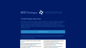 What Best-dialogue.org website looked like in 2019 (4 years ago)