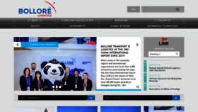 What Bollore-logistics.com website looked like in 2019 (6 years ago)