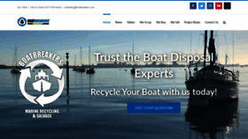 What Boatbreakers.com website looked like in 2019 (4 years ago)