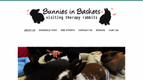 What Bunniesinbaskets.org website looked like in 2019 (4 years ago)