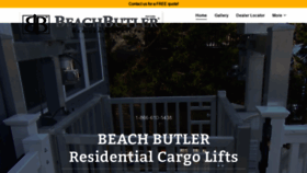 What Beachbutlercargolifts.com website looked like in 2019 (4 years ago)