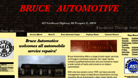 What Bruceautomotive.com website looked like in 2019 (4 years ago)