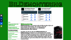 What Bildemontering.info website looked like in 2019 (4 years ago)