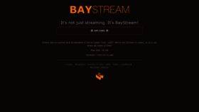 What Baystream.co website looked like in 2019 (4 years ago)