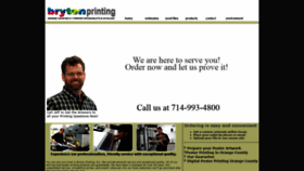 What Brytonprinting.com website looked like in 2019 (4 years ago)