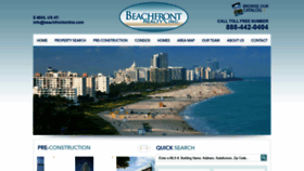 What Beachfrontonline.com website looked like in 2019 (4 years ago)