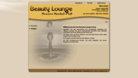 What Beauty-lounge-aue.de website looked like in 2019 (4 years ago)