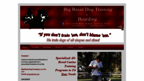 What Bigbasindogs.com website looked like in 2019 (4 years ago)