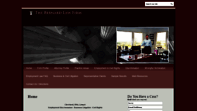 What Bernardlaw.com website looked like in 2019 (4 years ago)