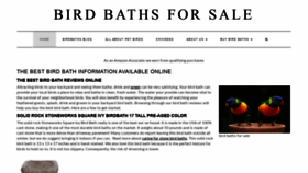 What Birdbathsforsale.com website looked like in 2019 (4 years ago)