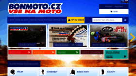 What Bonmoto.cz website looked like in 2019 (4 years ago)