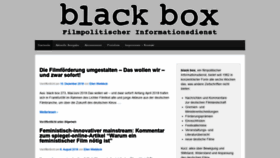 What Blackbox-filminfo.de website looked like in 2019 (4 years ago)