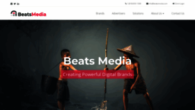 What Beatsmedia.com website looked like in 2019 (4 years ago)