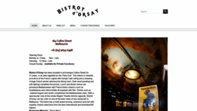 What Bistrotdorsay.com.au website looked like in 2019 (4 years ago)