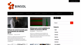 What Binsol.com.ar website looked like in 2019 (4 years ago)