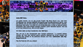What Big-bang-forum.de website looked like in 2019 (6 years ago)