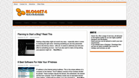 What Bloggs74.com website looked like in 2019 (4 years ago)