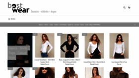 What Basics-shirts-tops.com website looked like in 2019 (4 years ago)